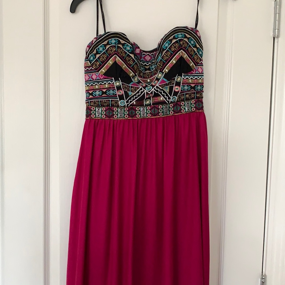 Long formal dress - strapless